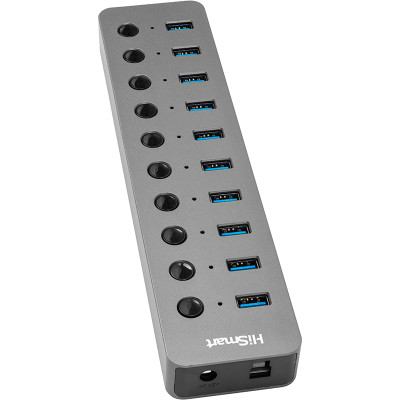 Адаптер 10-портовий USB-хаб