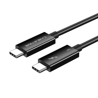 Кабель CableTime Thunderbolt 3, Type-C - Type-C, 40Gbps, 100W, 20V/ 5A, 5K/ 60HZ, 0.5 м (CT31E)