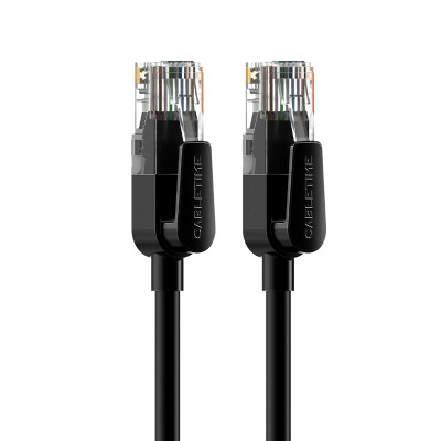 Патч-корд CableTime Cat6 UTP 1000Mbps 250MHz, 25 м, чорний (CN60Y)