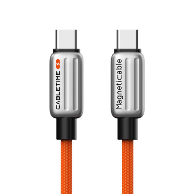 Кабель CableTime USB Type-C (M) - Type-C (M) PD240W, 2 м, магнітний (CU06L)