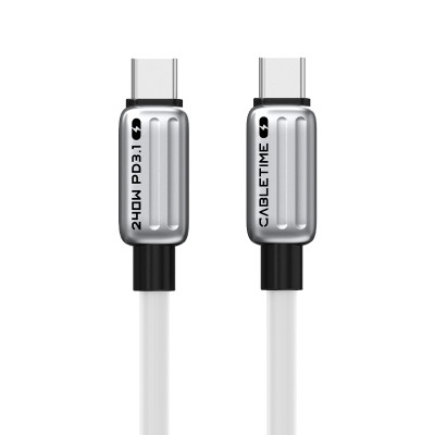 Кабель CableTime USB Type-C (M) - Type-C (M) PD240W, 2 м (CU07L)