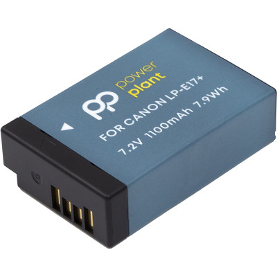 Акумулятор PowerPlant Canon LP-E17+ (chip) 1100mAh Акумулятор PowerPlant Canon LP-E17+ (chip) 1100mAh