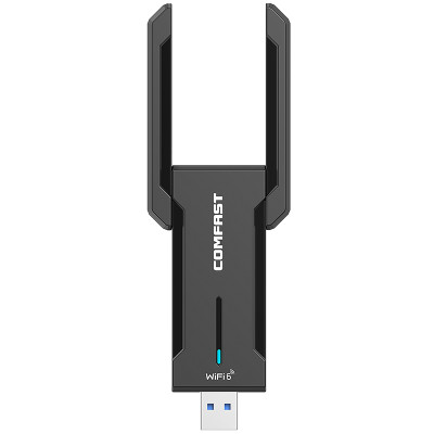 WiFi-USB адаптер COMFAST WiFi, 5374Мбіт/с, 2,4 ГГц, 5 ГГц, 6 ГГц