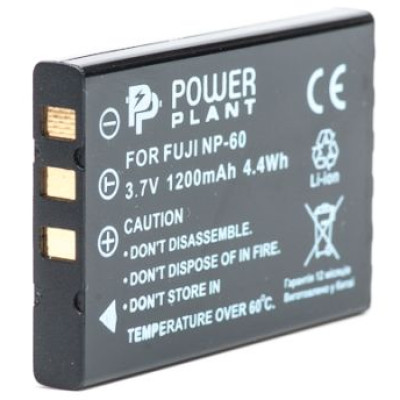 Акумулятор PowerPlant Fuji NP-60, SB-L1037, SB-1137, D-Li12, NP-30, KLIC-5000, LI-20B 1200mAh Акумулятор PowerPlant Fuji NP-60, SB-L1037, SB-1137, D-Li12, NP-30, KLIC-5000, LI-20B 1200mAh