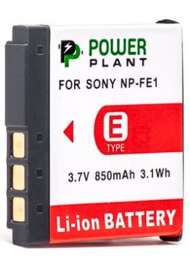 Aккумулятор PowerPlant Sony NP-FE1 850mAh