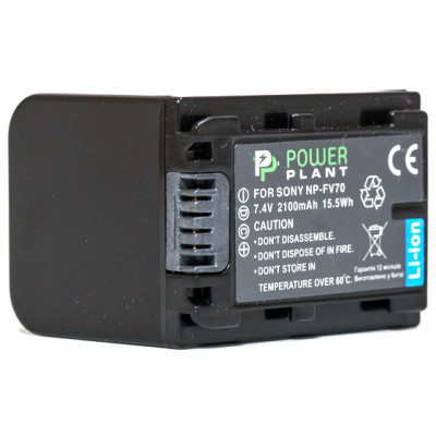 Акумулятор PowerPlant Sony NP-FV70 2100mAh