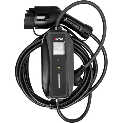 Зарядний пристрій HiSmart для електромобілів Type 1-Schuko (220V), 6-16A, 5 м