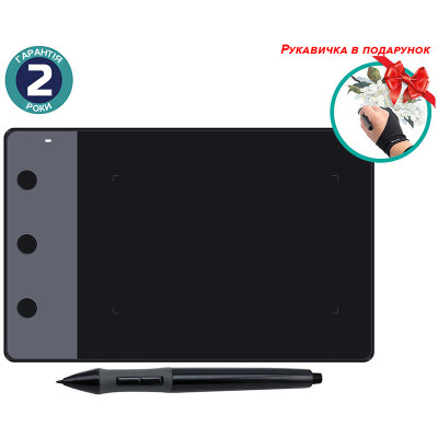Графічний планшет Huion H420 + рукавичка
