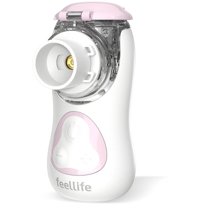 Портативний сітчастий небулайзер FEELLIFE Air Kids, рожевий