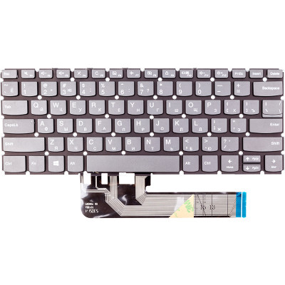 Клавіатура для ноутбука Lenovo ThinkBook 13S-IML, сіра