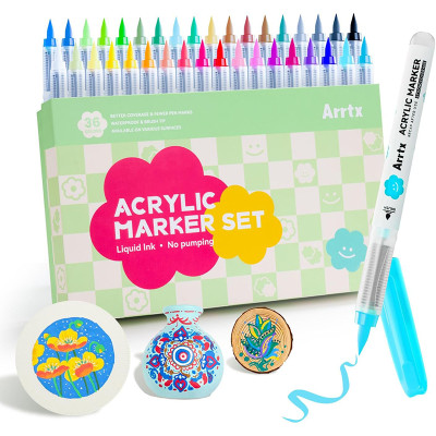 Акрилові маркери Arrtx (AACM-0936A) 36 кольорів
