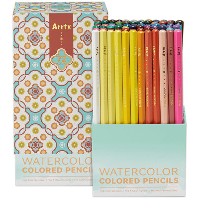Набір акварельних кольорових олівців Arrtx ACP-003-3872