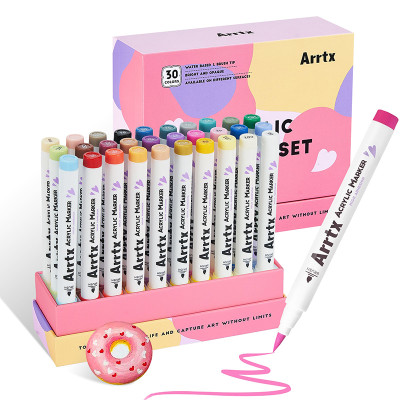Акрилові маркери Arrtx 30D, 30 кольорів