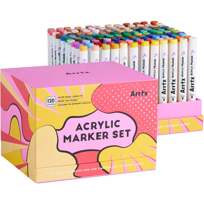 Акрилові маркери Arrtx AACM-05120A, 120 шт