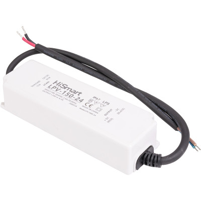 Блок живлення HiSmart 24В, 6.3А, 150Вт, IP67