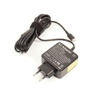 Універсальний блок живлення для ноутбуків PowerPlant 220V, 20V 2.25A 45W Type-C