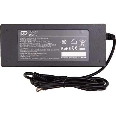 Універсальний блок живлення PowerPlant 220V, 12V 60W 5A (6.5*4.4)