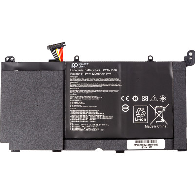 Акумулятор PowerPlant для ноутбуків ASUS VivoBook A551L (B31N1336) 11.4V 4200mAh
