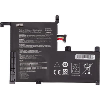 Акумулятор PowerPlant для ноутбуків ASUS Zenbook Flip UX561 (C31N1703) 11.4V 4150mAh