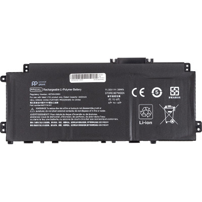Акумулятор PowerPlant для ноутбуків HP Pavilion x360 14-DV Series (PP03XL) 11.55V 3400mAh