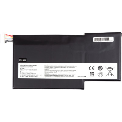Акумулятор PowerPlant для ноутбуків MSI GS63 Stealth Pro Series (BTY-M6J) 11.4V 5700mAh