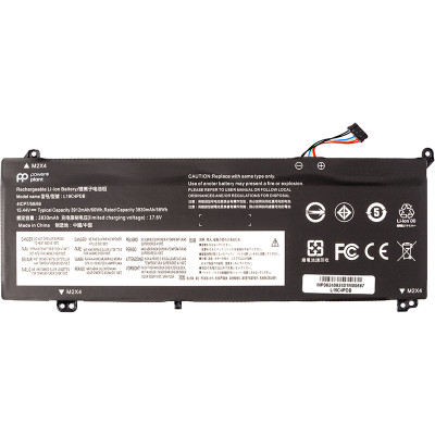 Акумулятор PowerPlant для ноутбуків LENOVO ThinkBook 14 G2 (L19C4PDB) 15.44V 3830mAh