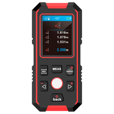 Детектор металу, електропроводки та дерева + Лазерний далекомір NOYAFA NF-518S