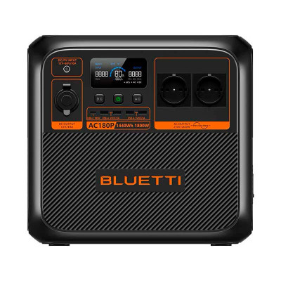Зарядна станція Bluetti AC180P 1440Wh 400000mAh, 1800W