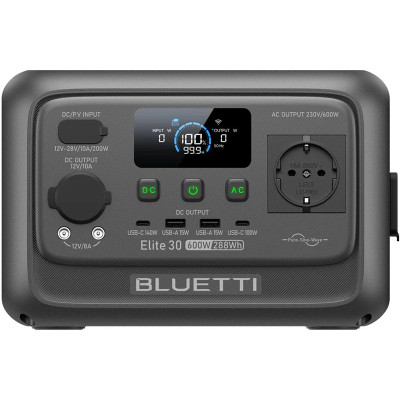 !!!Уцінка!!! Зарядна станція Bluetti Elite 30 V2 288Wh 80000mAh 600W