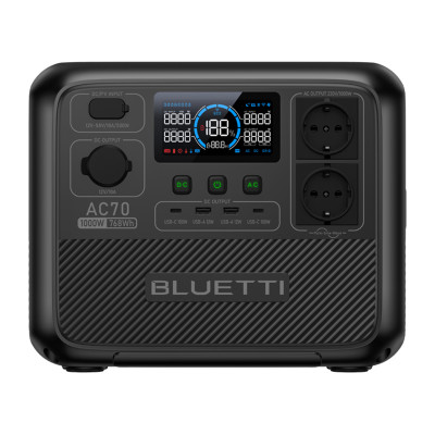 Зарядна станція Bluetti AC70 768Wh 218333mAh 1000W