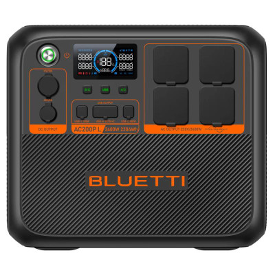 Зарядна станція Bluetti AC200PL 2304Wh 640000mAh, 2400W