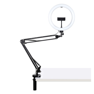 Кільцева USB LED лампа Puluz PKT3090B 10,2" зі струбциною