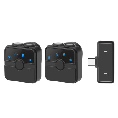 Бездротовий петличний мікрофон PULUZ PU3155B SmartLink WS300 з магнітним корпусом