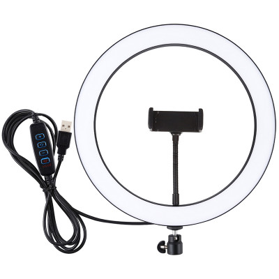 Кільцева USB LED лампа Puluz PU407 11.8`