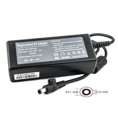 Блок живлення для ноутбуків PowerPlant SAMSUNG 220V, 16V 60W 3.75A (5.5*3.0)