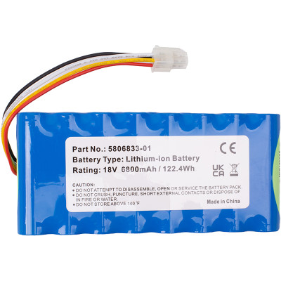 Акумулятор PowerPlant для електроінструментів Husqvarna 5806833-01, 18V, 6.8Ah, Li-ion