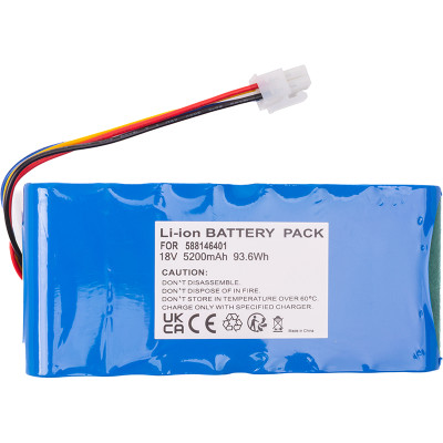 Акумулятор PowerPlant для електроінструментів Husqvarna 588146401, 18V, 5.2Ah, Li-ion