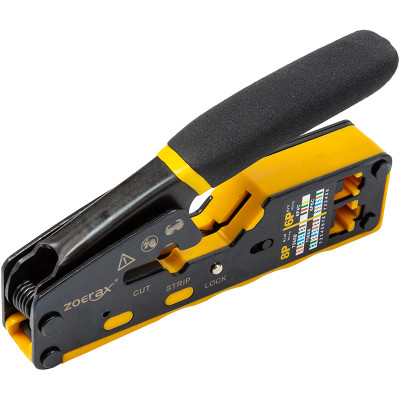 Інструмент для обтиску RJ45 з інструментом для зняття ізоляції та різаком