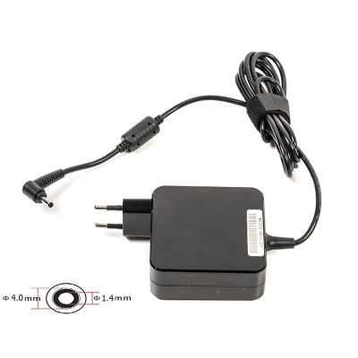Блок живлення для ноутбуків PowerPlant ASUS 220V, 19V 65W 3.42A (4.0*1.35) wall mount