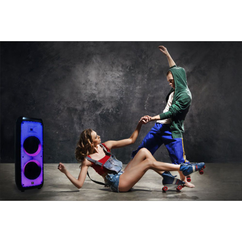 Акустична Bluetooth система MANTA SPK 5450 300 Вт + мікрофон, пульт, підсвітка (10 годин роботи від акумулятора)