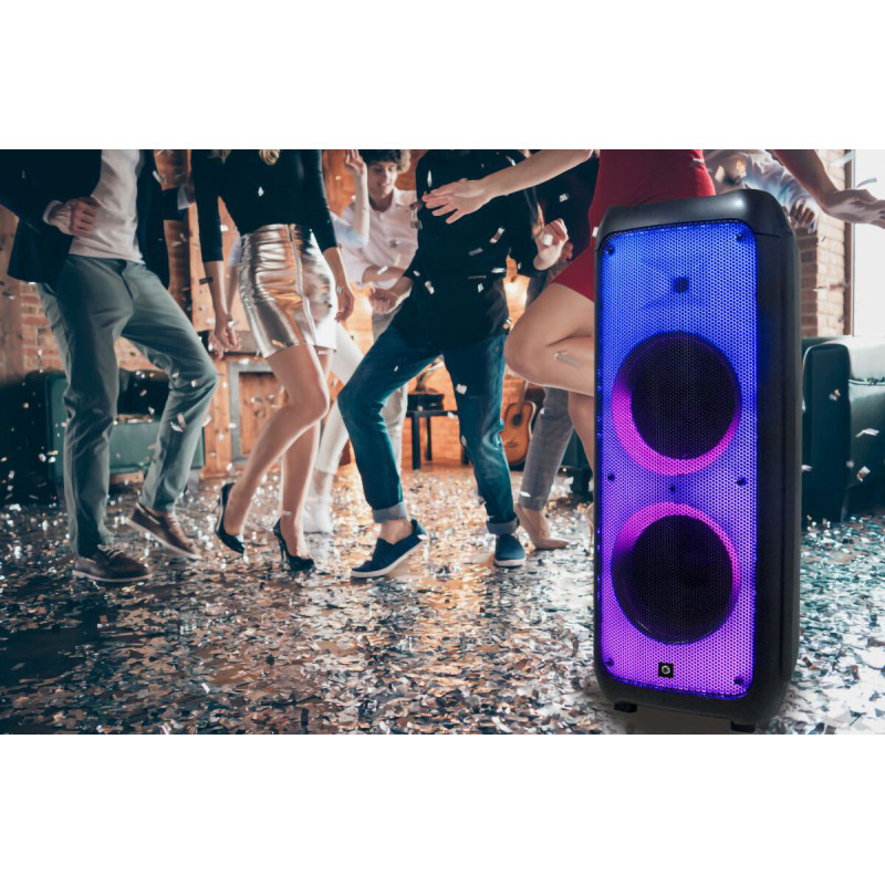 Акустична Bluetooth система MANTA SPK 5450 300 Вт + мікрофон, пульт, підсвітка (10 годин роботи від акумулятора)