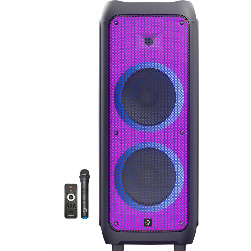 Акустична Bluetooth система MANTA SPK 5450 300 Вт + мікрофон, пульт, підсвітка (10 годин роботи від акумулятора)