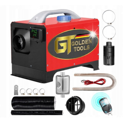 Автономний дизельний обігрівач Golden Tools GT-0008 WEBASTO потужністю 9 кВт з пультом ДК Автономний дизельний обігрівач Golden Tools GT-0008 WEBASTO потужністю 9 кВт з пультом ДК