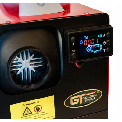Автономний дизельний обігрівач Golden Tools GT-0008 WEBASTO потужністю 9 кВт з пультом ДК Автономний дизельний обігрівач Golden Tools GT-0008 WEBASTO потужністю 9 кВт з пультом ДК