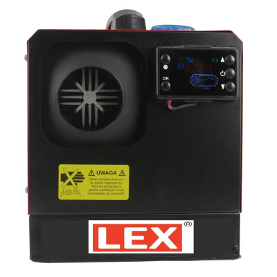 Автономний дизельний обігрівач (WEBASTO) LEX LXOH8KW потужністю 8 кВт (12V/220V) з пультом ДК