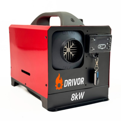 Автономний дизельний обігрівач (Webasto) Drivor 8 кВт (12В/24В/220В) з LCD-дисплеєм та пультом ДК