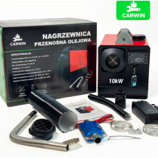 Автономний дизельний обігрівач (Webasto) CARWIN 10 кВт (12В/24В/220В) з LCD-дисплеєм та пультом ДК