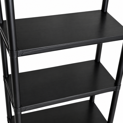 Стелаж пластиковий PRIMA HOME (178,5 х 60 х 30 см) 5 полиць, навантаження 200 кг, для складу гаража майстерні підвалу (Чорний) Стелаж пластиковий PRIMA HOME (178,5 х 60 х 30 см) 5 полиць, навантаження 200 кг, для складу гаража майстерні підвалу (Чорний)