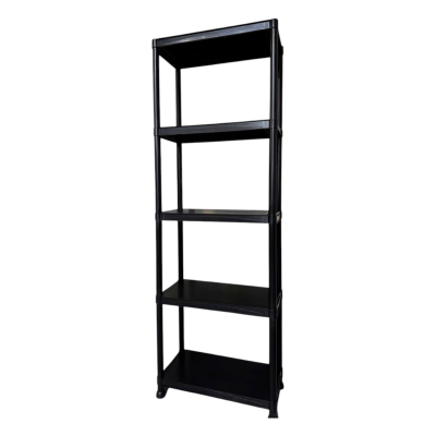 Стелаж пластиковий PRIMA HOME (178,5 х 60 х 30 см) 5 полиць, навантаження 200 кг, для складу гаража майстерні підвалу (Чорний) Стелаж пластиковий PRIMA HOME (178,5 х 60 х 30 см) 5 полиць, навантаження 200 кг, для складу гаража майстерні підвалу (Чорний)