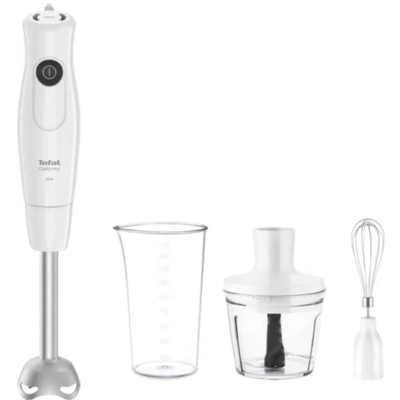 Блендер Tefal 600Вт, нерж.ножк, чопер, венчик, стакан HB533138 Блендер Tefal 600Вт, нерж.ножк, чопер, венчик, стакан HB533138